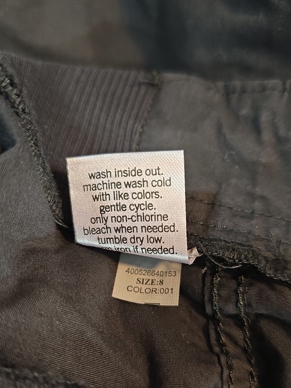 Sonoma Black Mid Rise Capri Pants Size 8 NWT - Picture 13 of 13